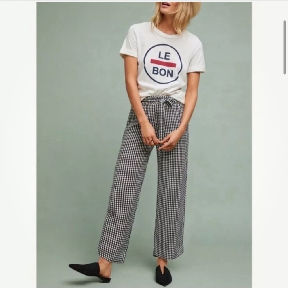 Checkered Sanctuary x Anthropologie pants 25